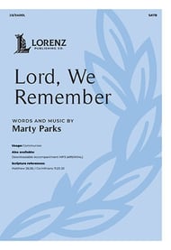 Lord, We Remember SATB choral sheet music cover Thumbnail